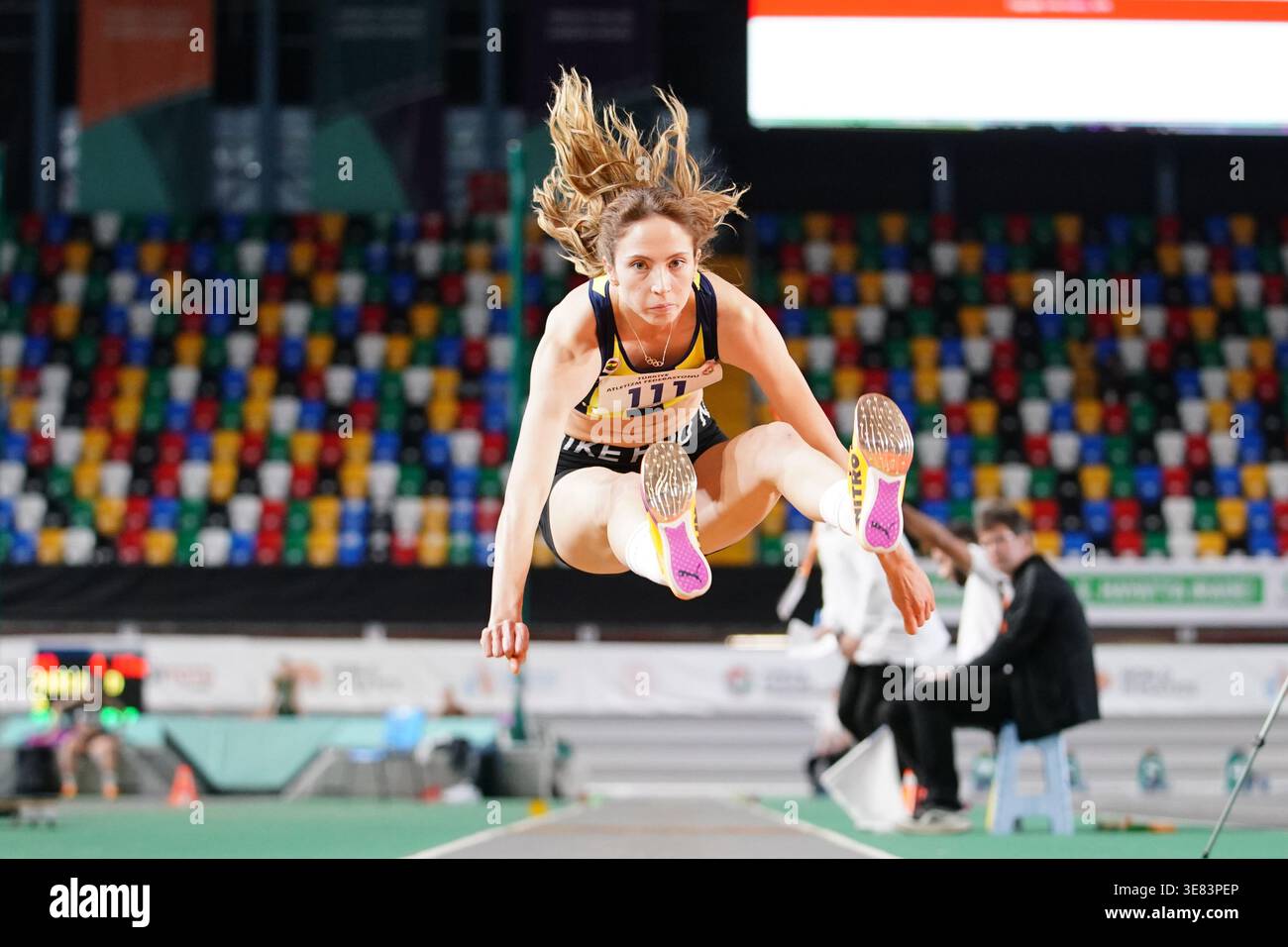 ISTANBUL TURKIYE JANUARY 31 2026 Undefined Athlete Triple Jumping istanbul-turkiye-january-31-2026-undefined-athlete-triple-jumping