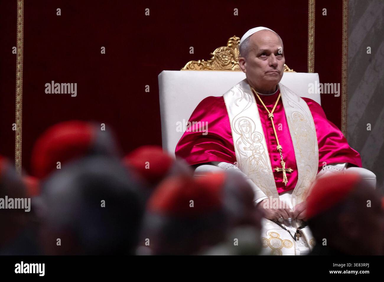 Pope Leo XIV leads a Prayer Vigil for Peace in the world at St. Peter's ...