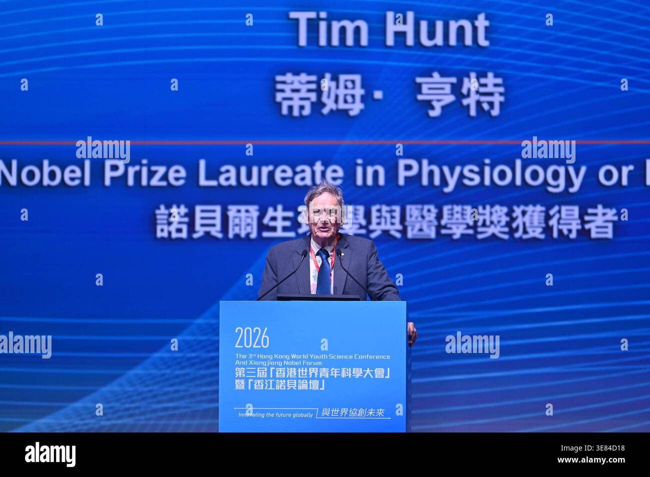 Tim Hunt Tim Hunt, Nobel Prize Laureate in Physiology or Medicine, speaking on ...