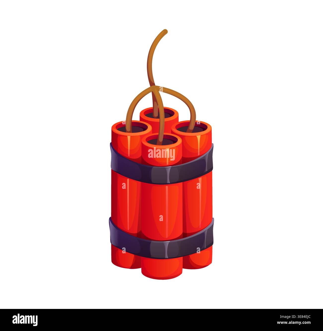 Wild West dynamite game cartoon icon Stock Vector