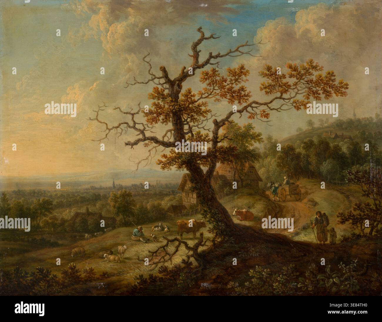 18th century farm painting hi-res stock photography and images - Alamy