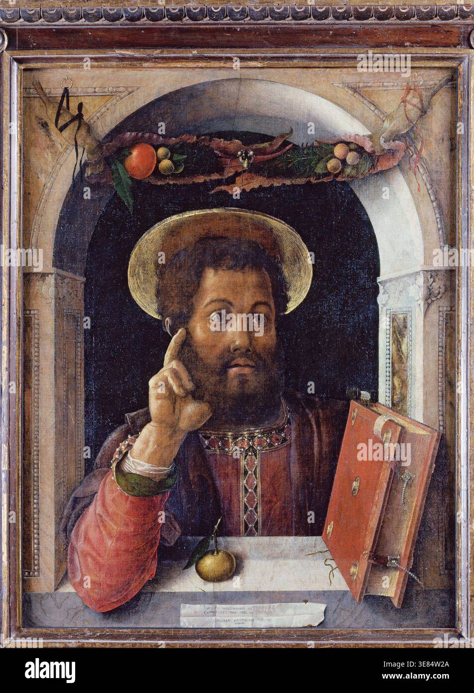 St mark the evangelist painting hi-res stock photography and