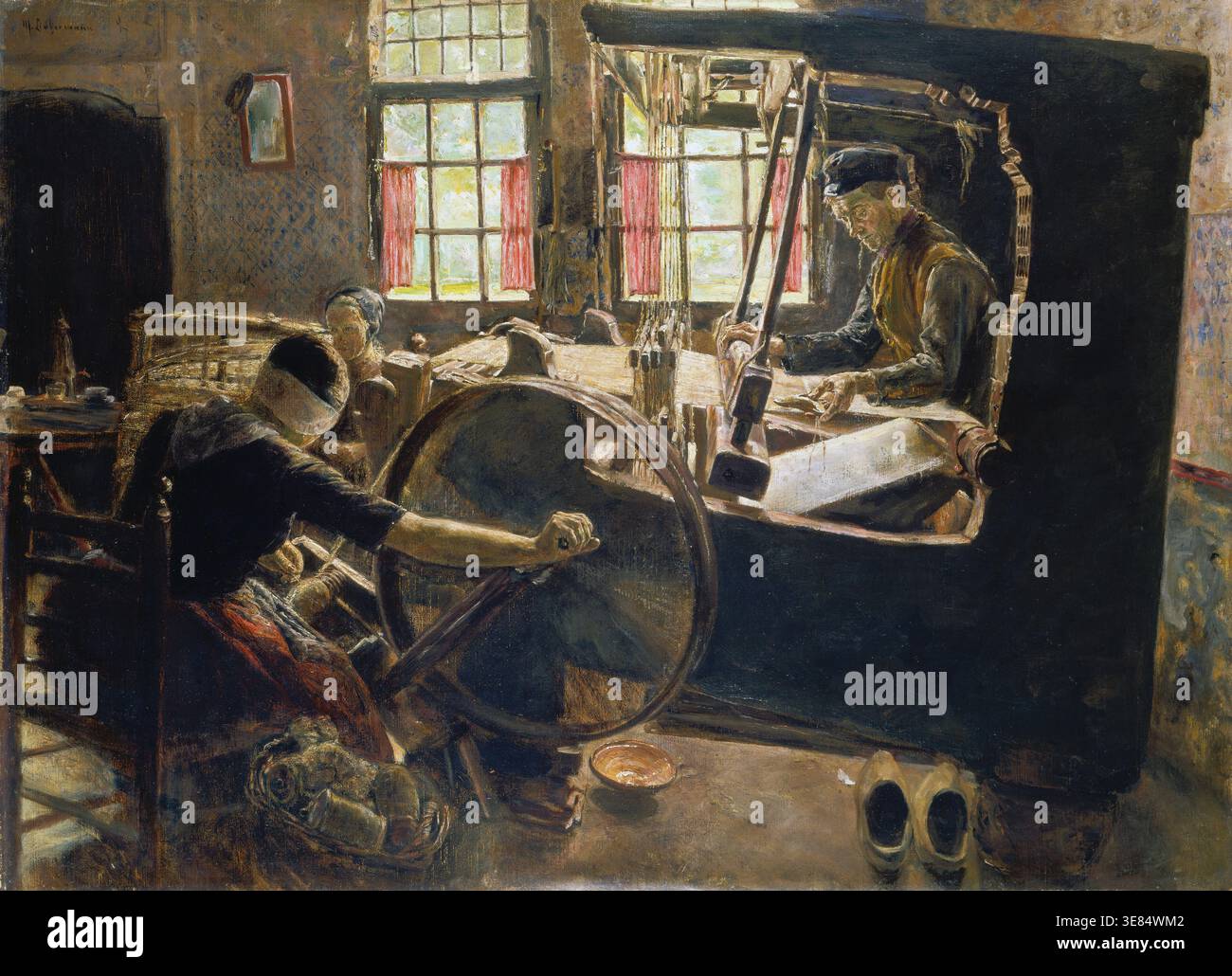 The Weaver, 1882. Stock Photo