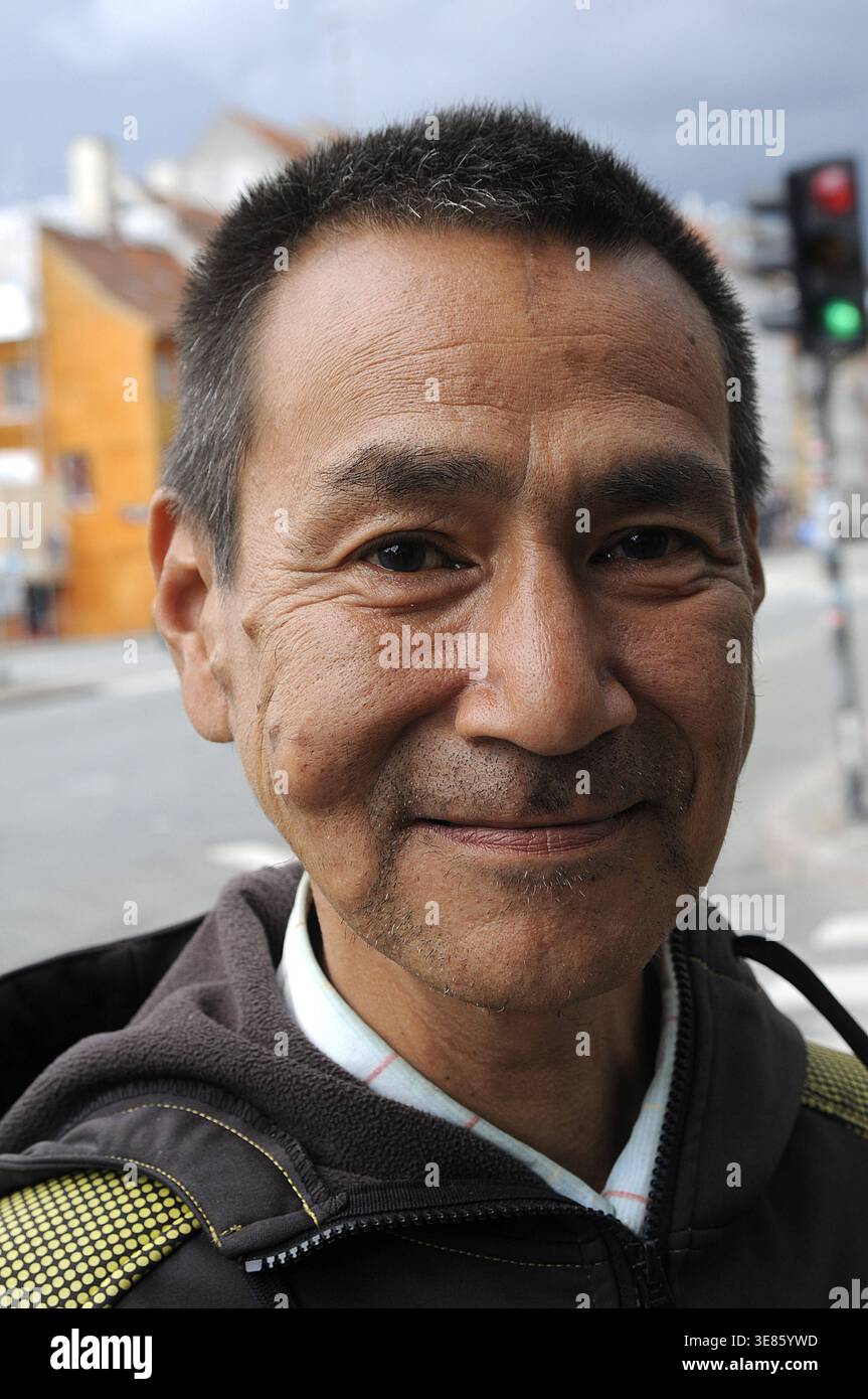 Copenhagen Denmark 02 August 2016- Homeless male from greenland sells ...