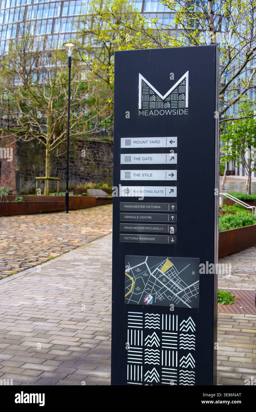 Manchester map hi-res stock photography and images - Alamy