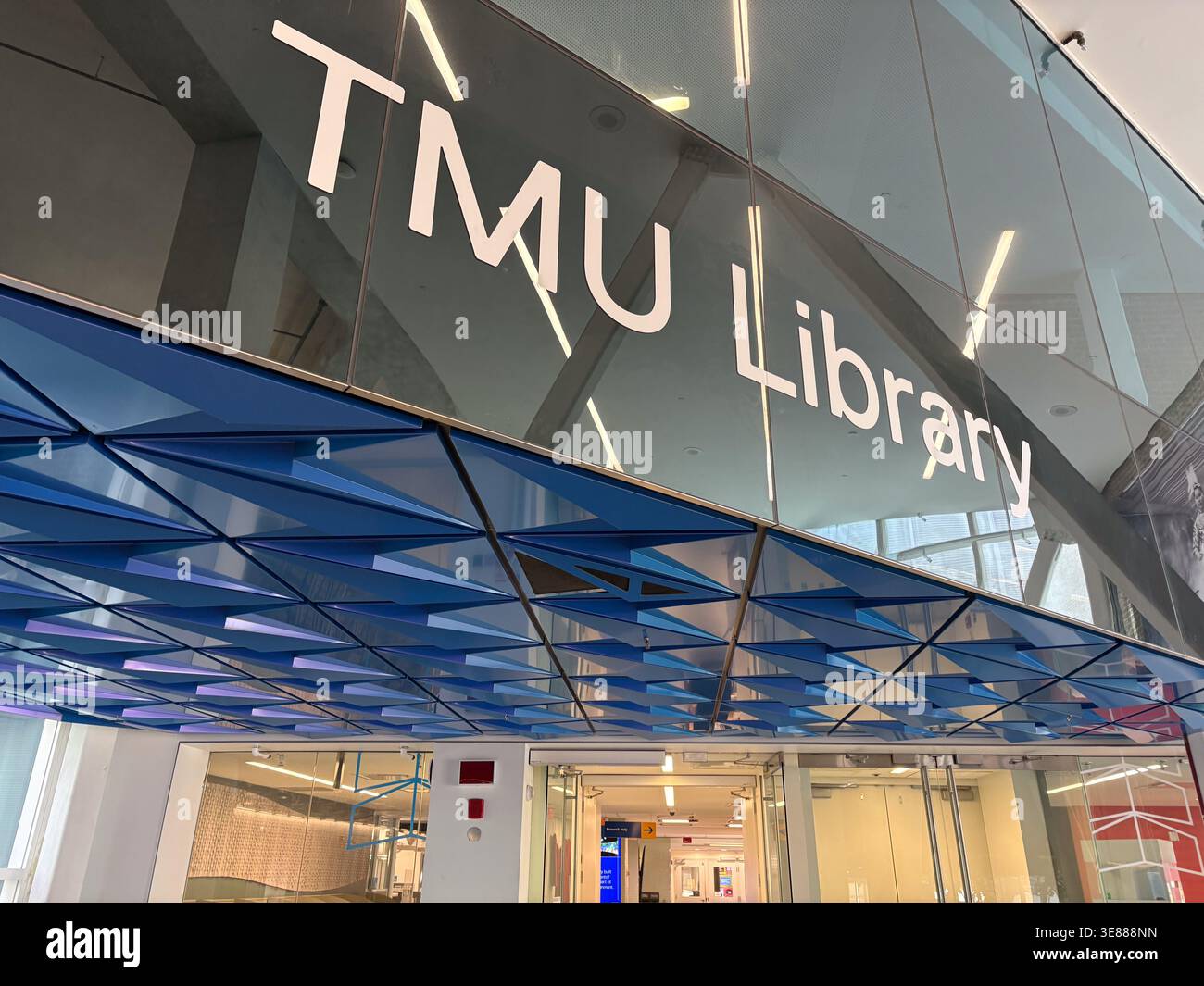 Toronto Library Signage Signage for the TMU Library at Toronto Metropolitan University, Ontario ...