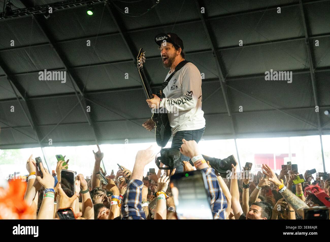 Ben Weinman of Suicidal Tendencies performs during the first weekend of ...
