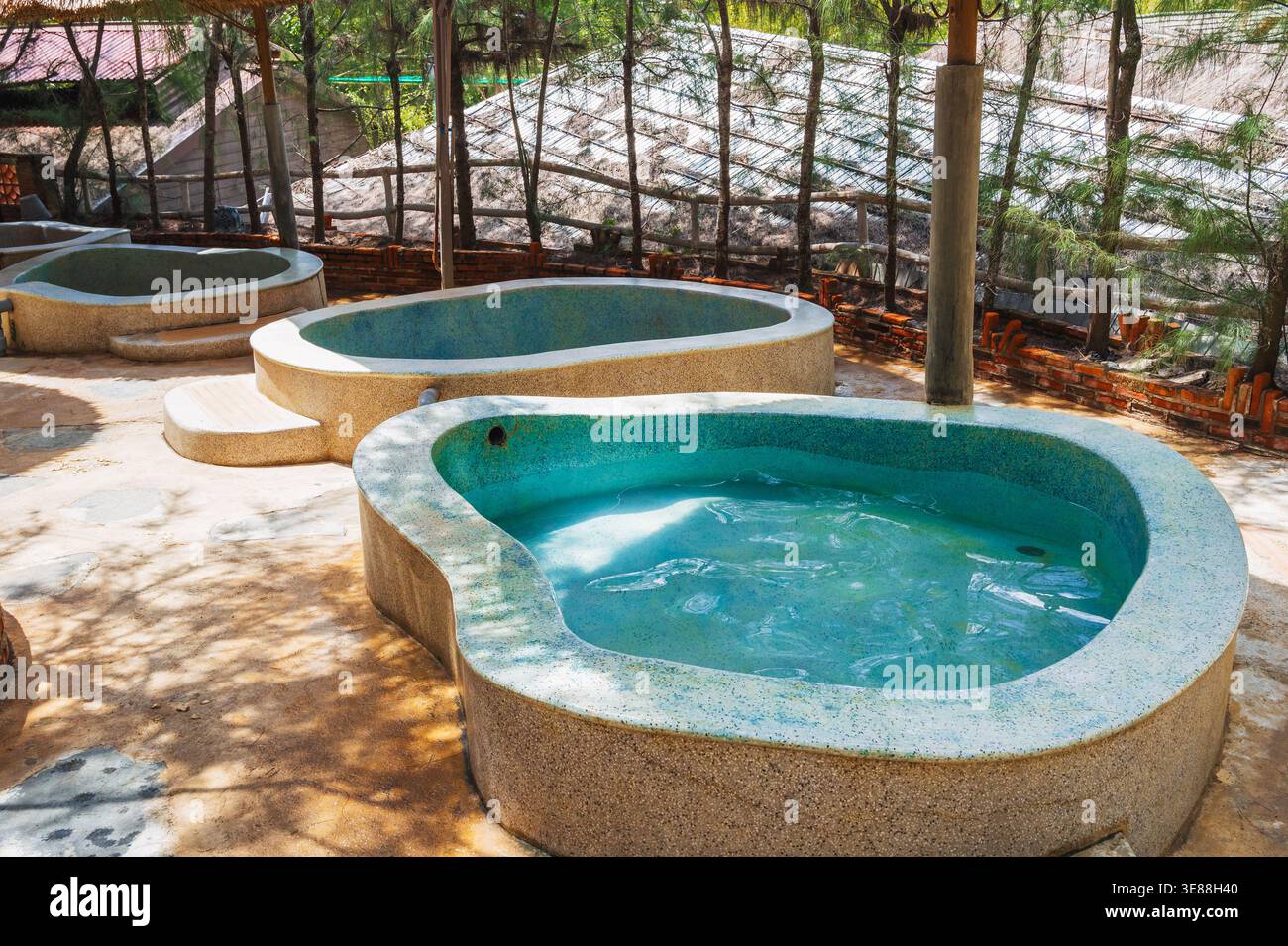 wellness baths at Thap Ba Hot Springs Spa Resort with hot mud baths and ...