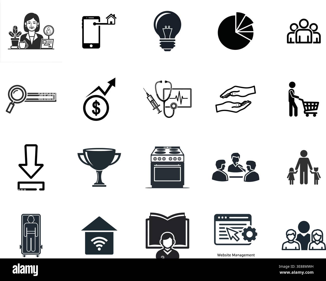 Advanced Cybersecurity Gear Shield and Router Connectivity Icons Stock Vector
