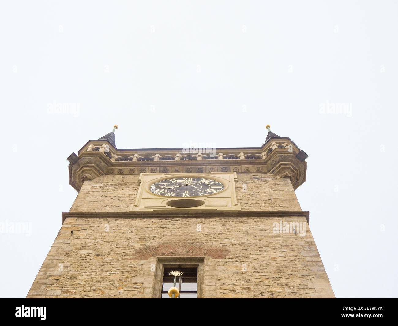 Old Town Hall clock tower showing historic architecture with its ...