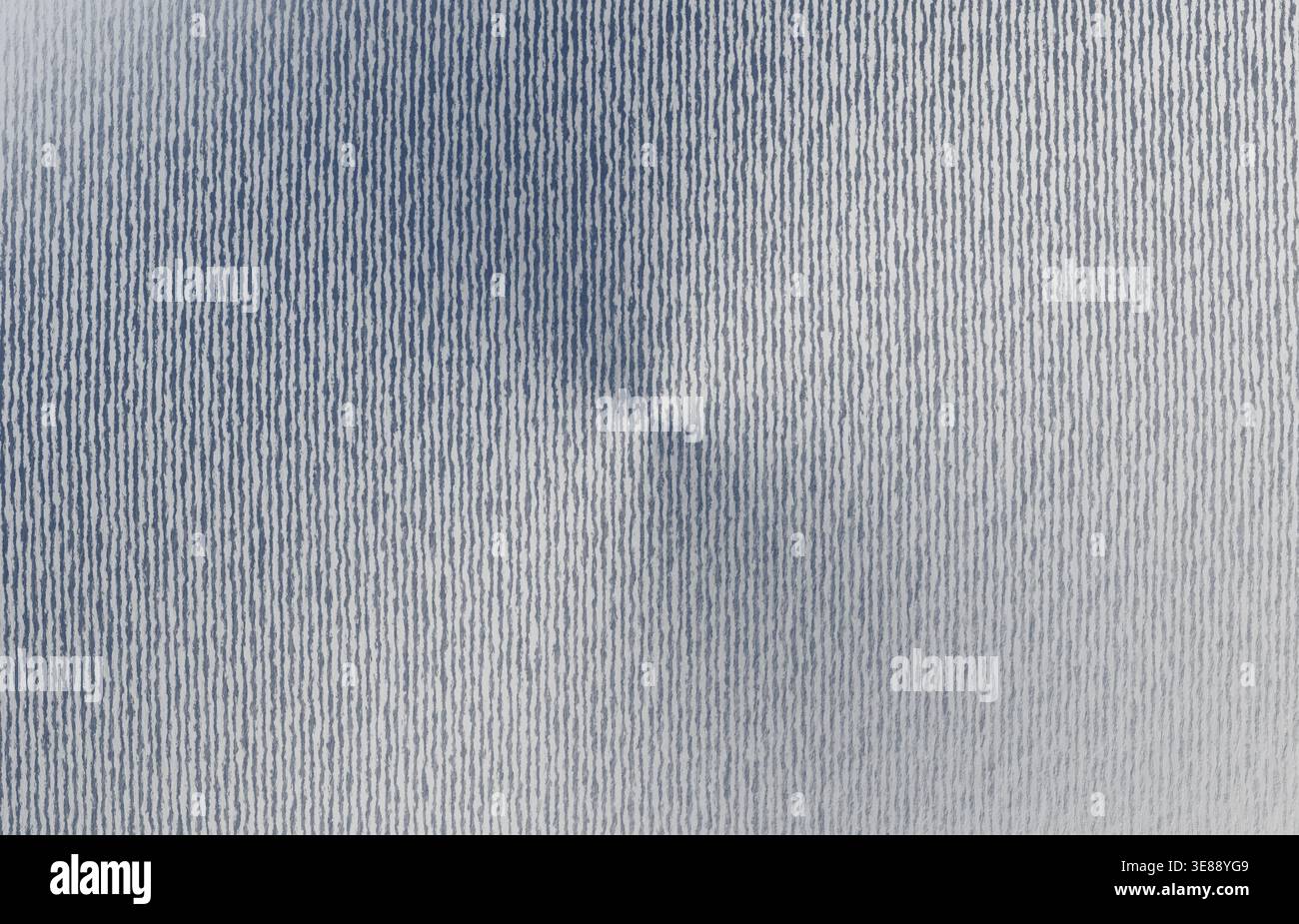 Grey fabric texture background with vertical stripes and soft lighting Stock Photo