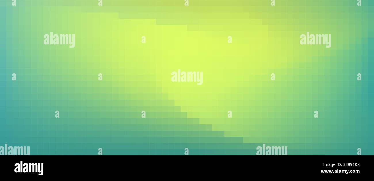 Pixel gradient background. Abstract vector art with mosaic squares. Stock Vector