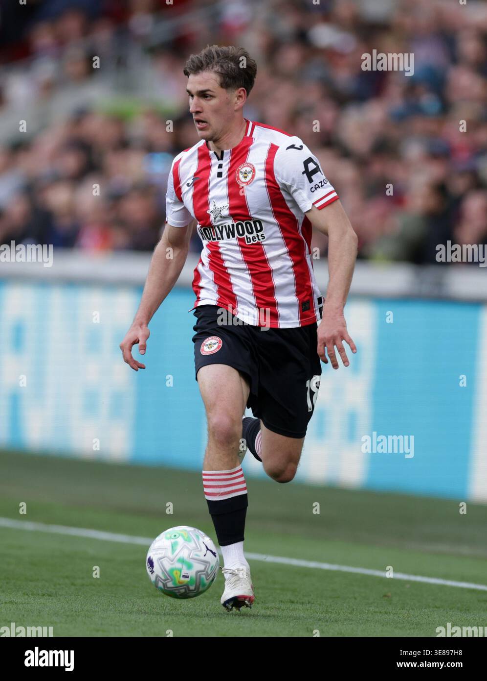 Brentford's Yehor Yarmolyuk during the Premier League match at the ...