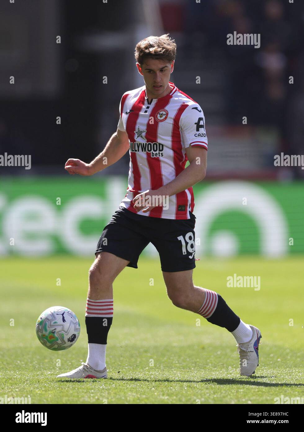 Brentford's Yehor Yarmolyuk during the Premier League match at the ...