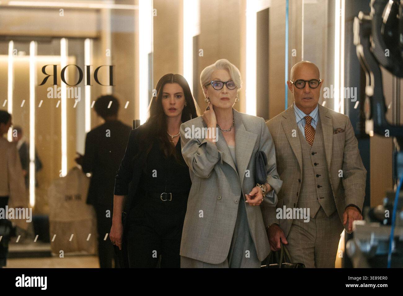 The Devil Wears Prada 2 is an upcoming American comedy drama film directed by David Frankel and written by Aline Brosh McKenna, based on the 2013 novel Revenge Wears Prada: The Devil Returns by Lauren Weisberger. Stock Photo