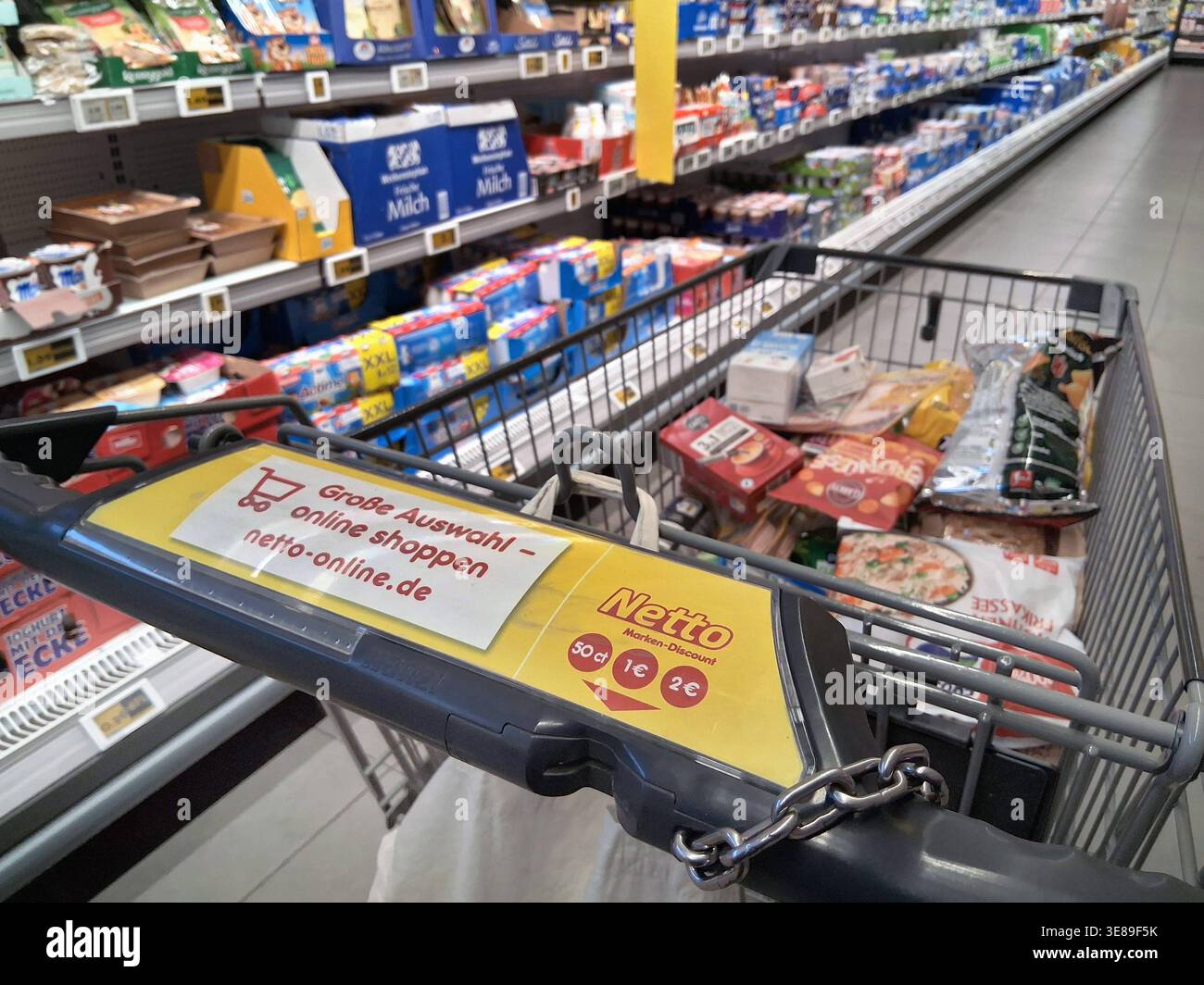 Netto-Einkauf zu Zeiten von Inflation und Konjunktur. Netto-Einkauf in ...