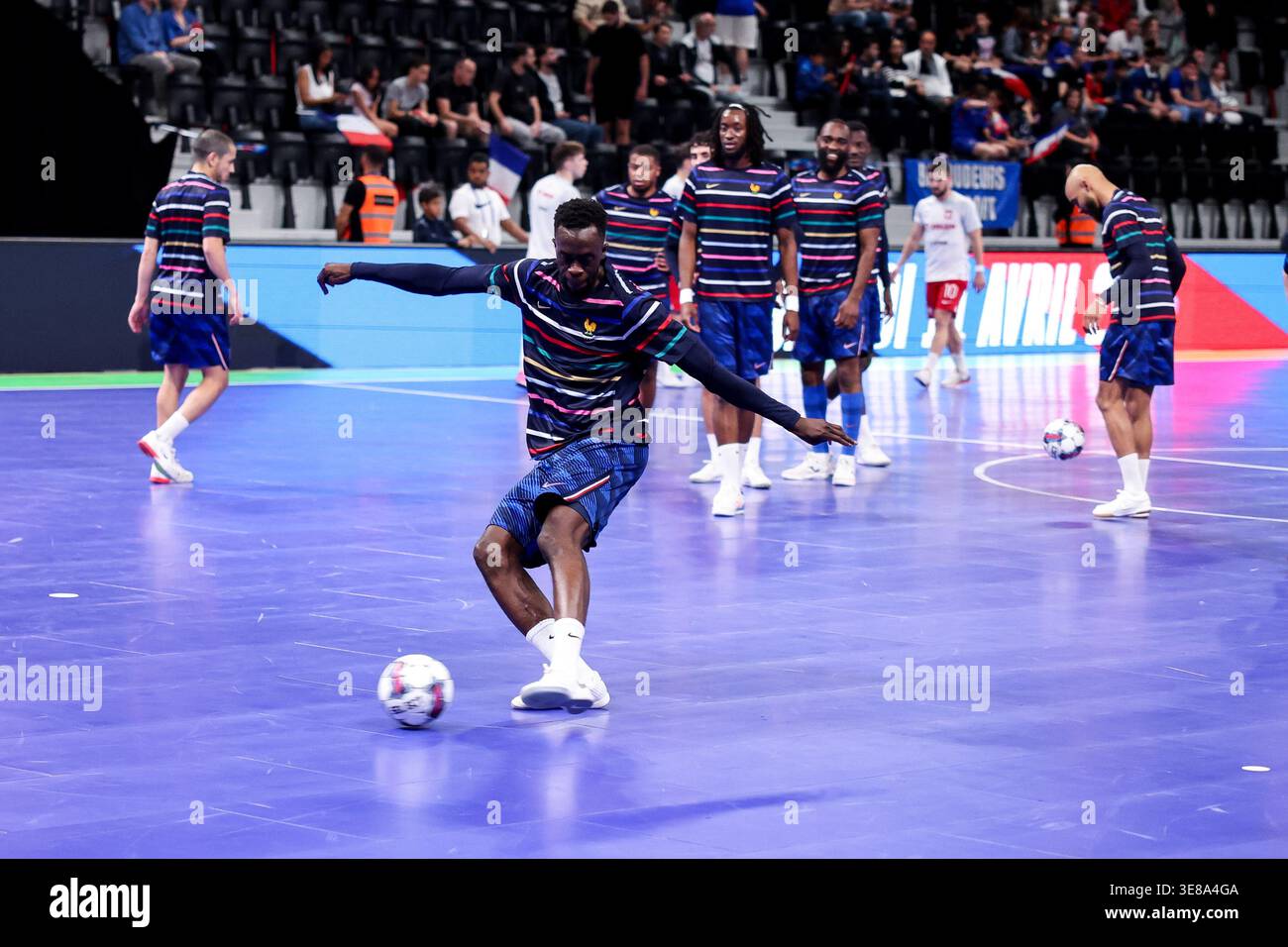 during the international friendly match between France and Poland at ...