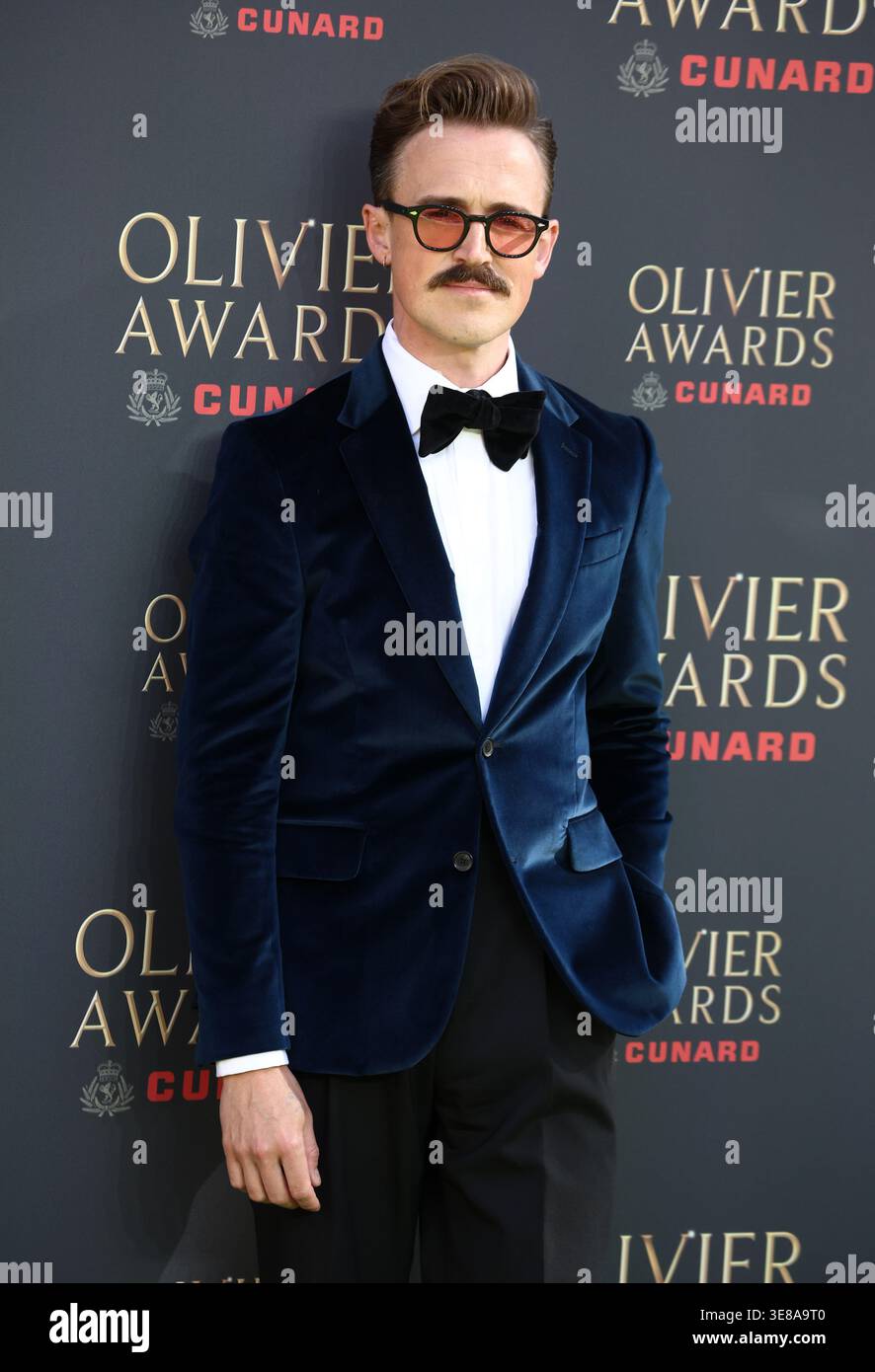 Tom Fletcher Post Tom Fletcher attends The Olivier Awards 2026 at Royal Albert Hall Stock ...