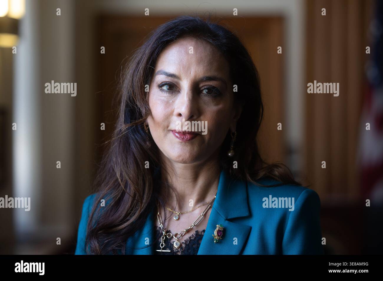 Assistant Attorney General for Civil Rights Harmeet Dhillon stands for ...