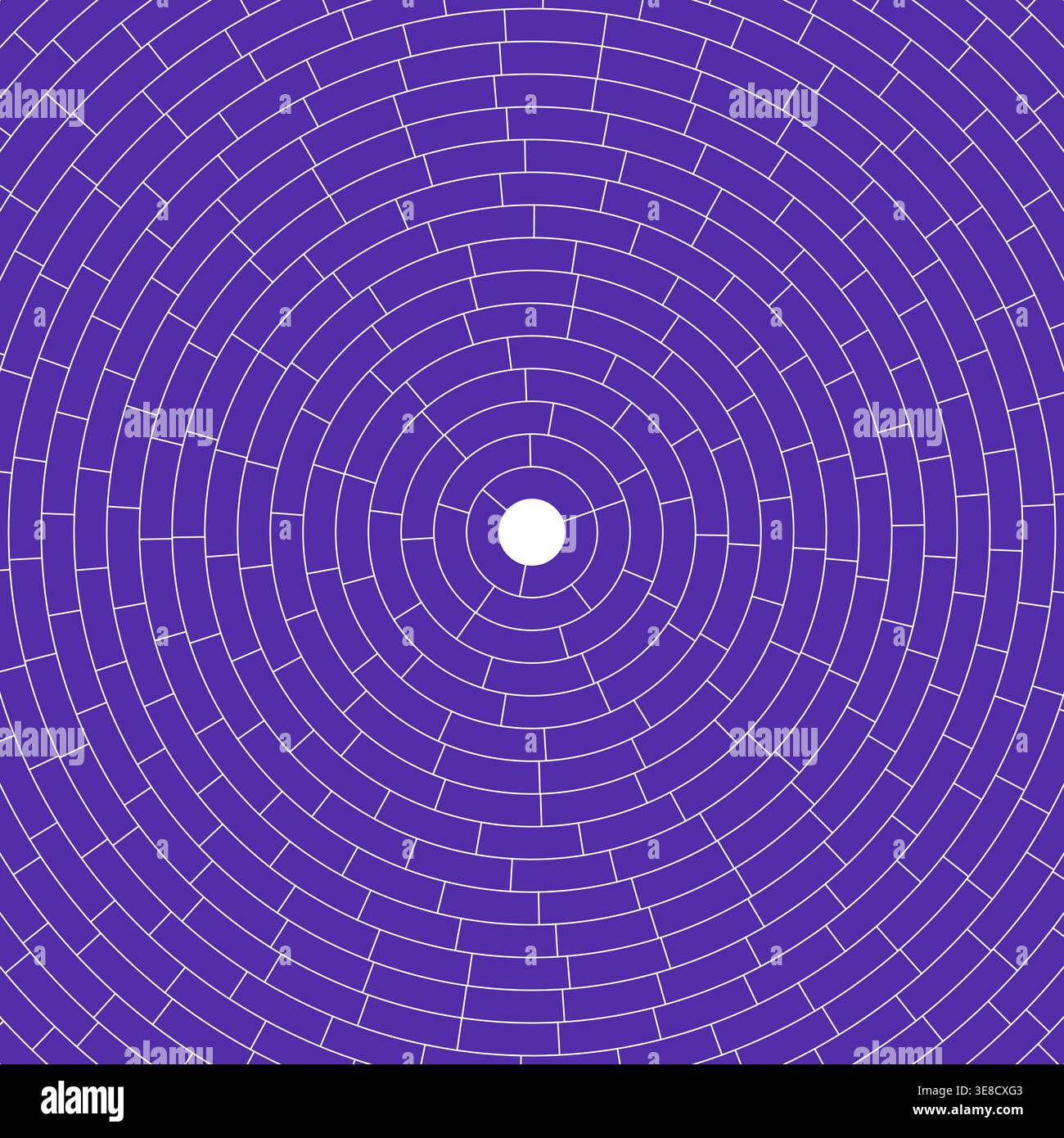 Segments centered. Abstract pattern. Simple solid cells. Medium padding. Modern vector image. Stock Vector