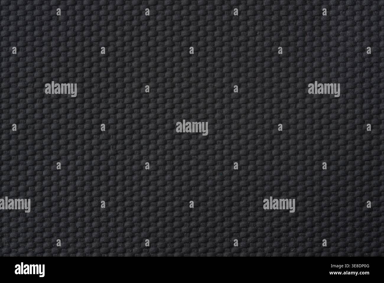 Dark black woven texture background with modern industrial pattern Stock Photo
