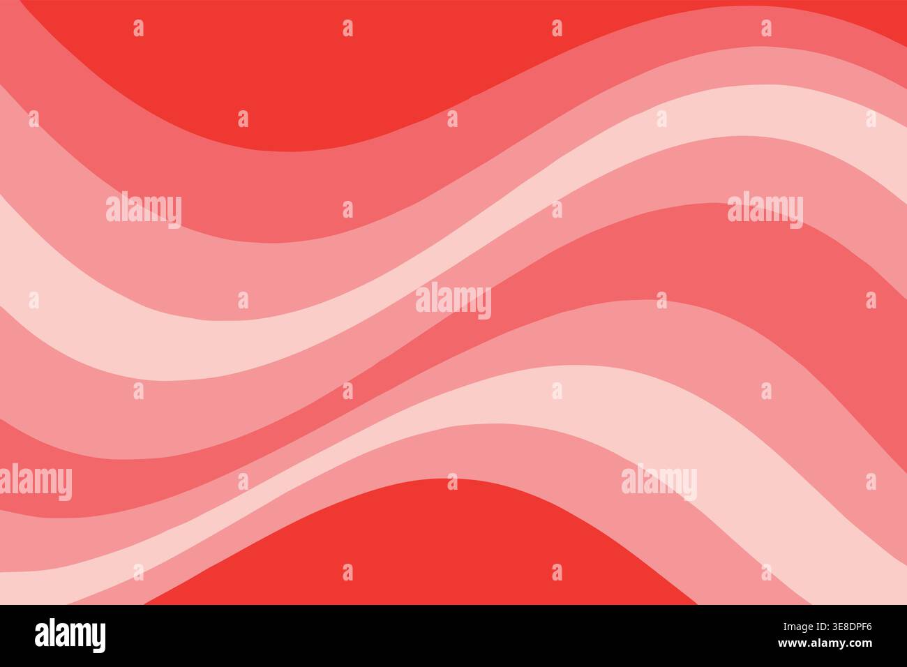 Pink layered flowing wave abstract background Stock Vector