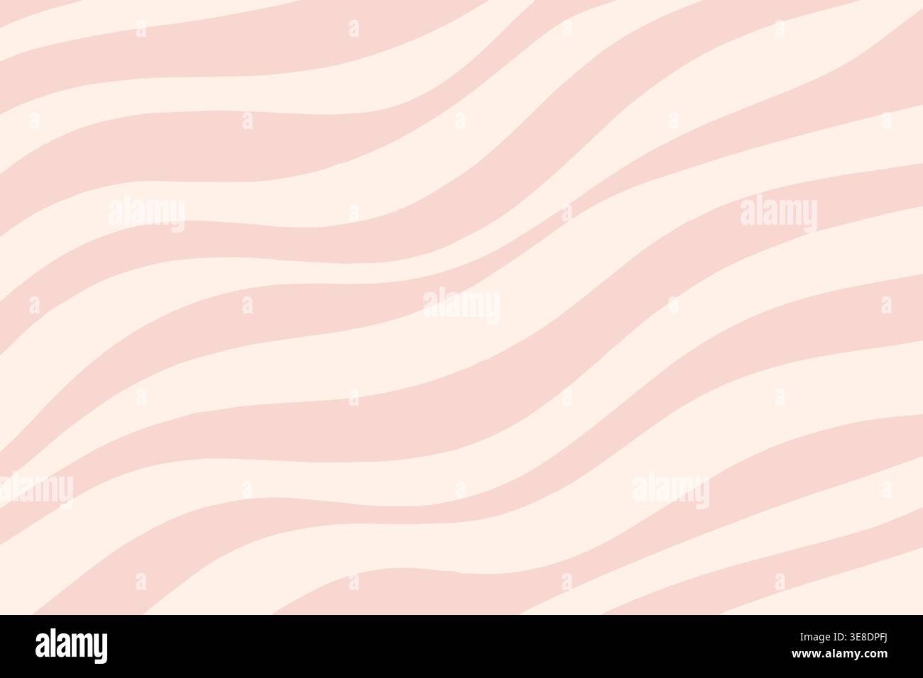 Soft beige flowing wavy abstract background pattern Stock Vector