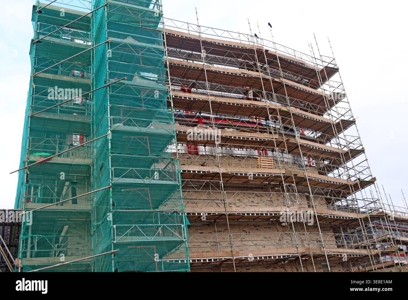 Sandpiper Rd Newhaven Building Site, EH6 4TT. Stock Photo