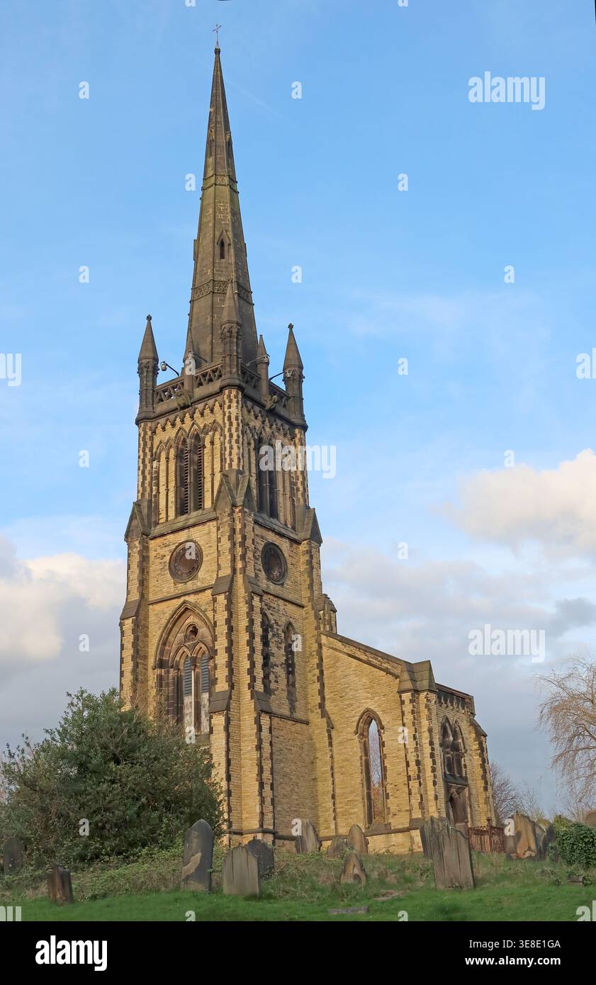 Christ Church, Stockport SK4 2LJ. Stock Photo