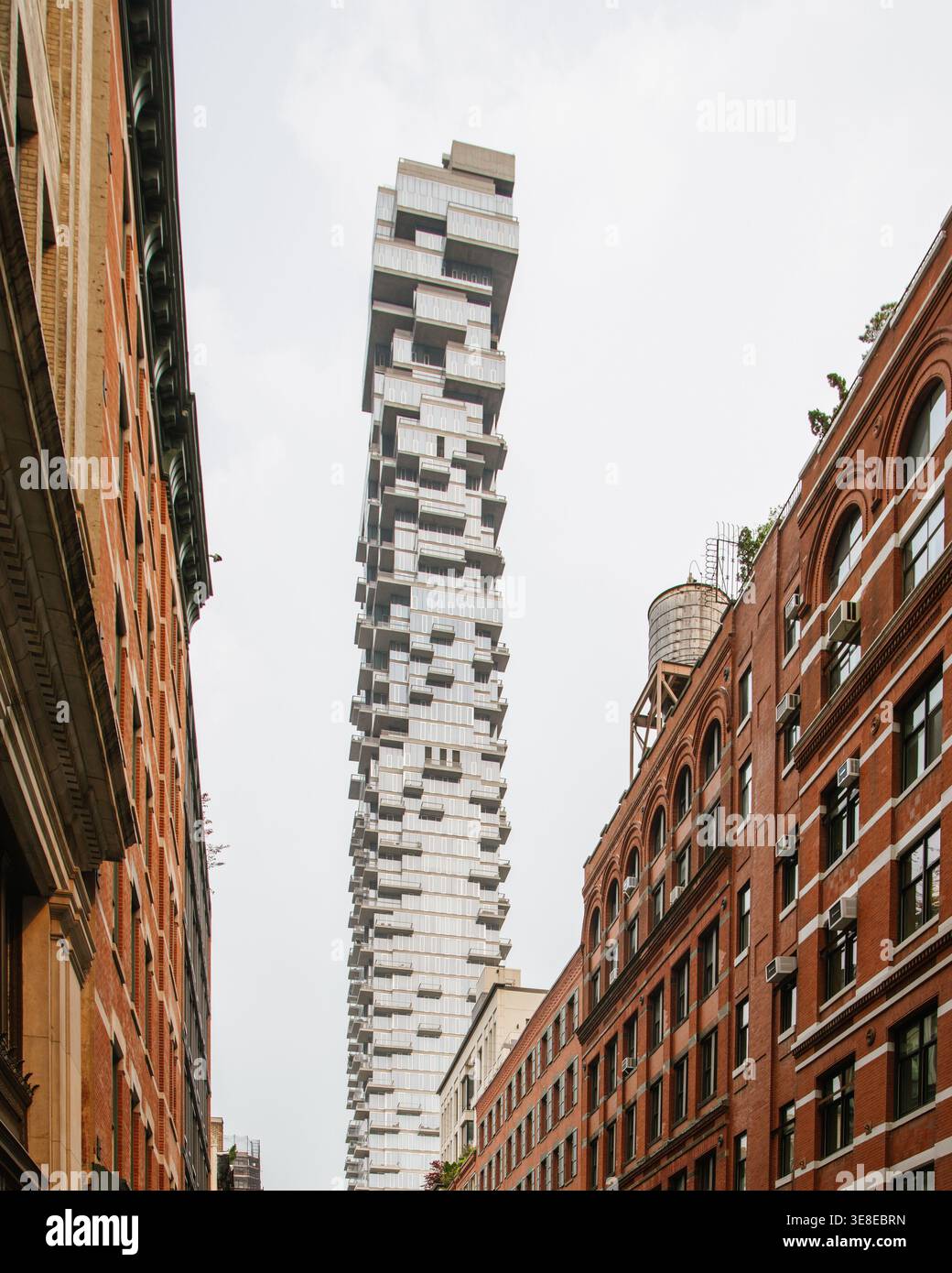 56 Leonard Street, Jenga Tower, Tribeca New York exterior view ...