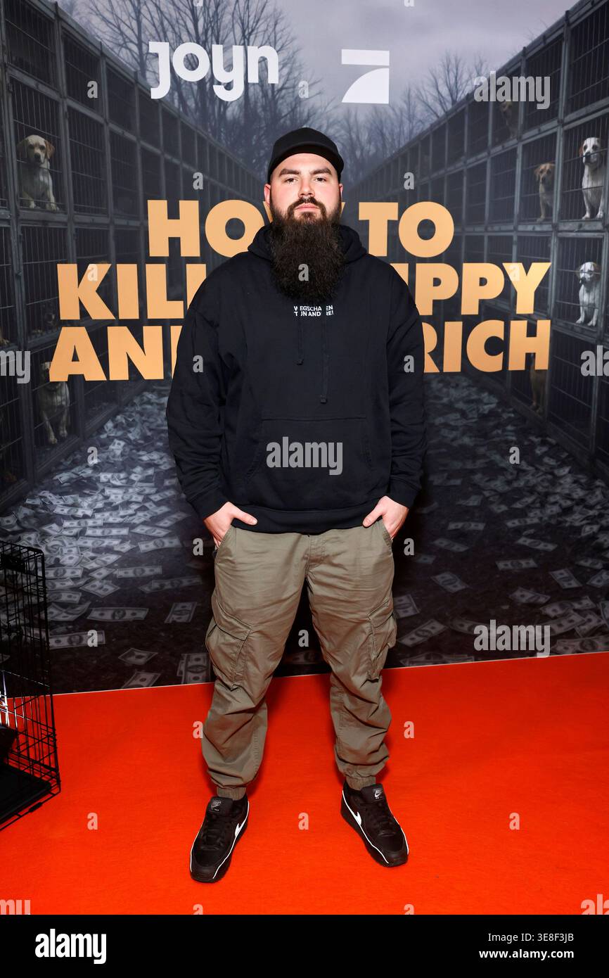 Vegan Rapper Vegan rapper Kay Wagner (Pikayzo) at the screening of the new Joyn ...