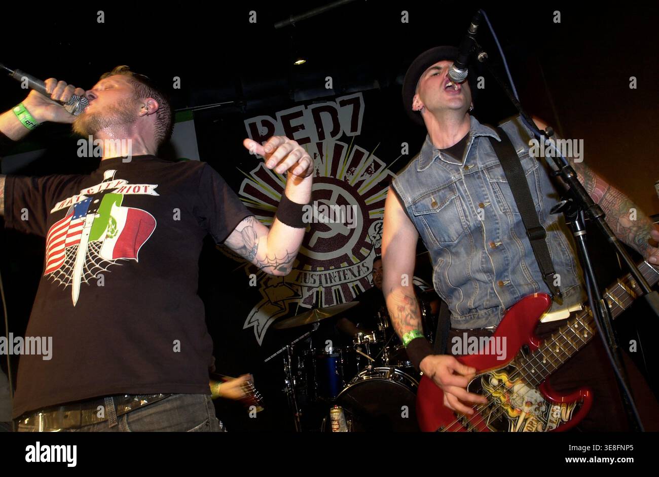 Born To Lose perform during South By Southwest music festival at Red 7, Austin, Texas, March 18, 2009. (Photo by John Anderson/The Austin Chronicle) Stock Photo