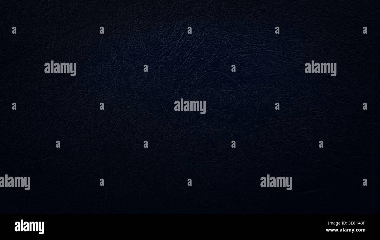Dark blue textured background with subtle grain and copy space Stock Photo