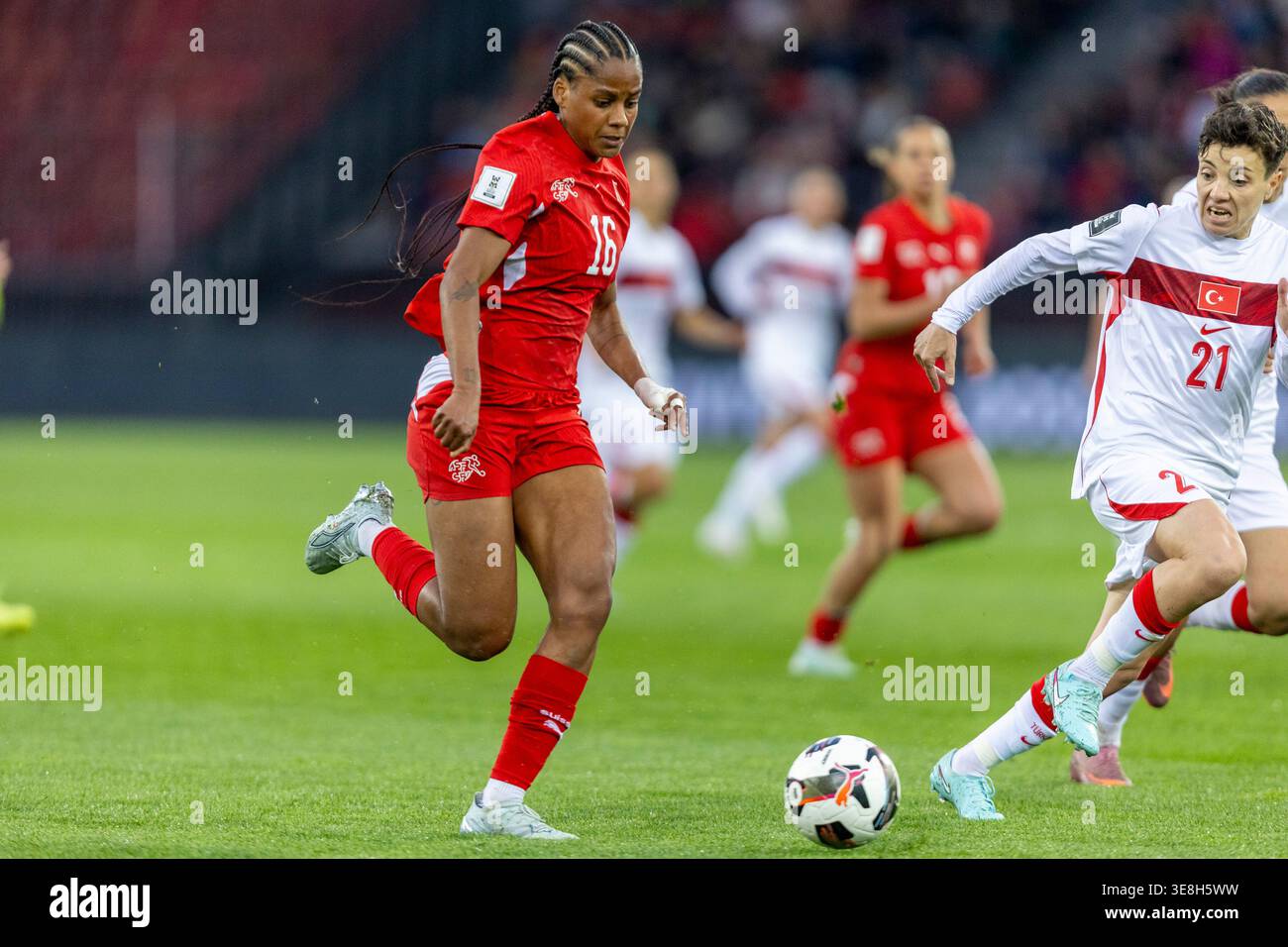 14/04/2026, Zurich, Letzigrund, European Qualifiers Women: Switzerland ...