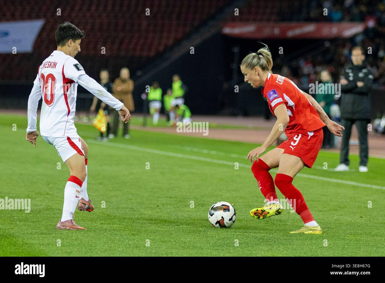 14/04/2026, Zurich, Letzigrund, European Qualifiers Women: Switzerland ...