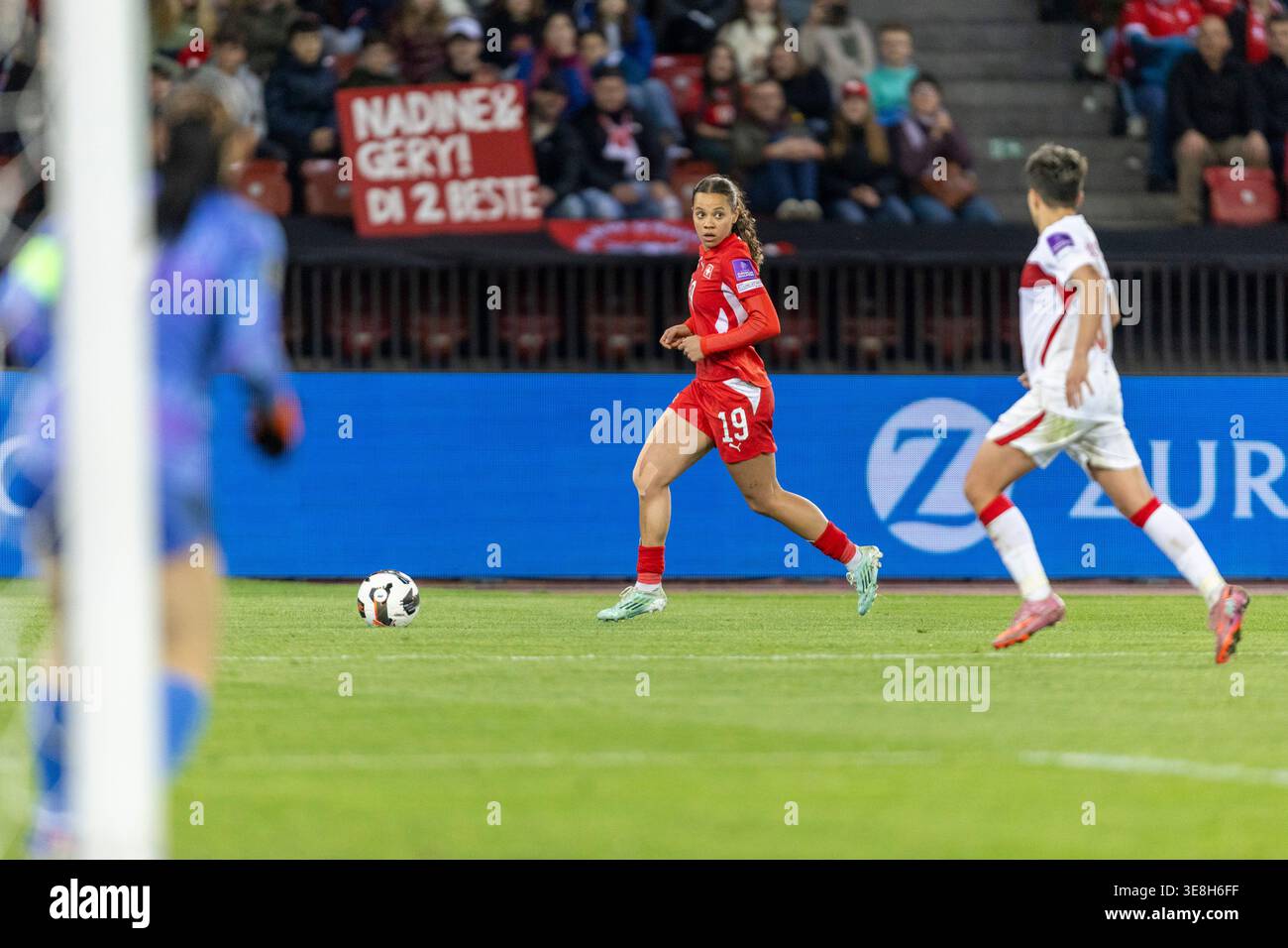 14/04/2026, Zurich, Letzigrund, European Qualifiers Women: Switzerland ...