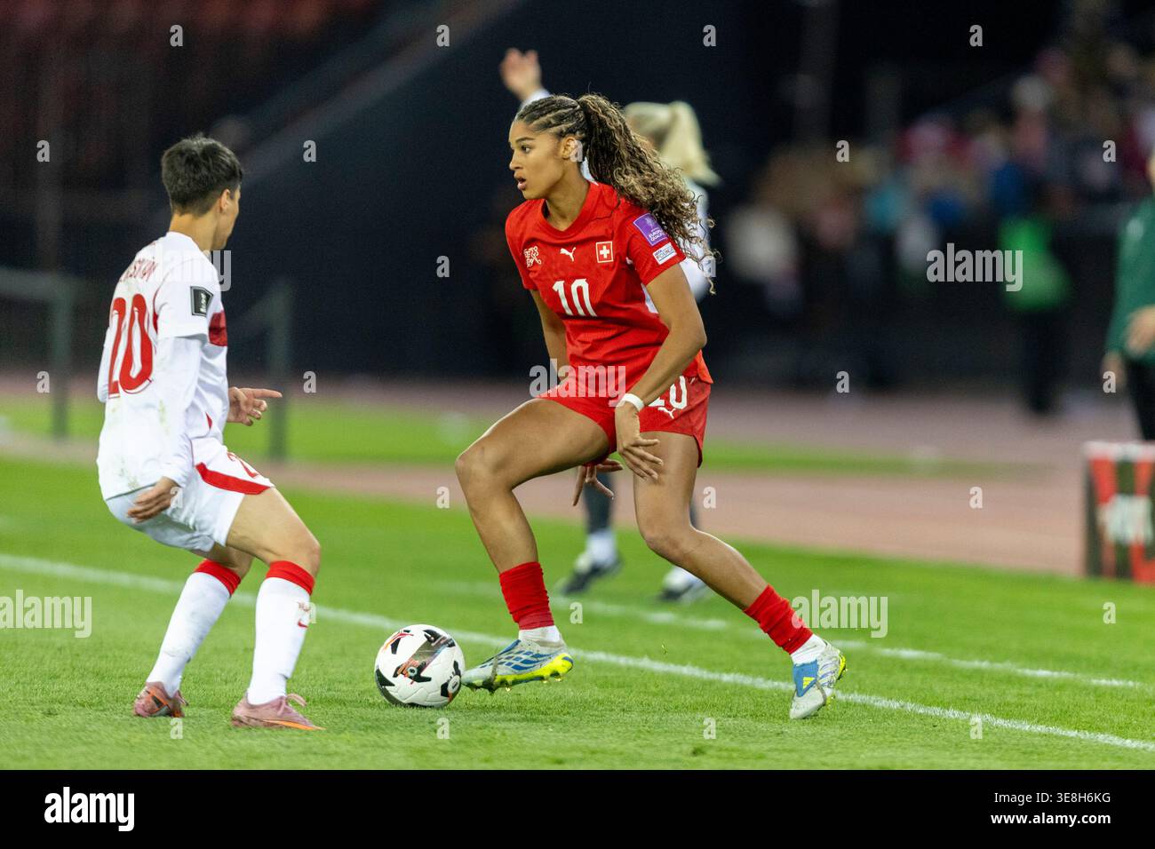 14/04/2026, Zurich, Letzigrund, European Qualifiers Women: Switzerland ...