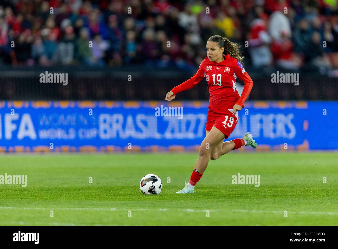 14/04/2026, Zurich, Letzigrund, European Qualifiers Women: Switzerland ...