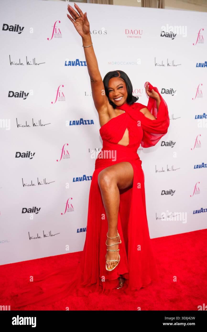 Tiffany Haddish arrives at the annual Fashion Los Angeles Awards