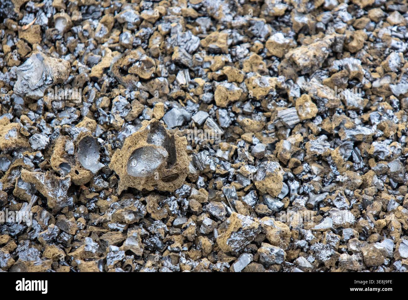 Volcano Acids Rocks Macro detail of porous volcanic lava rocks and scoria at Hawaii ...