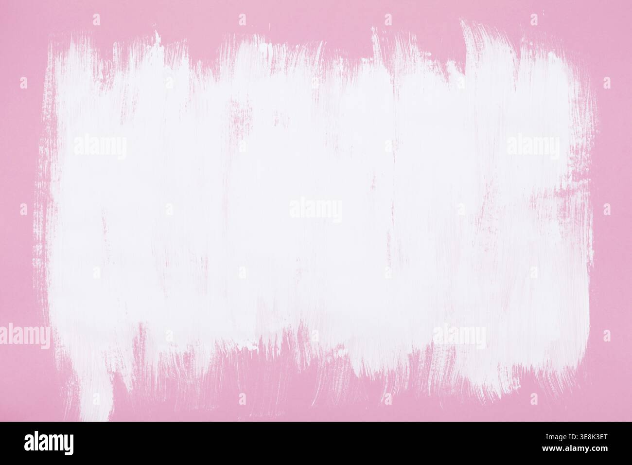 Abstract painted background. Pastel pink paper with white pattern Stock Photo