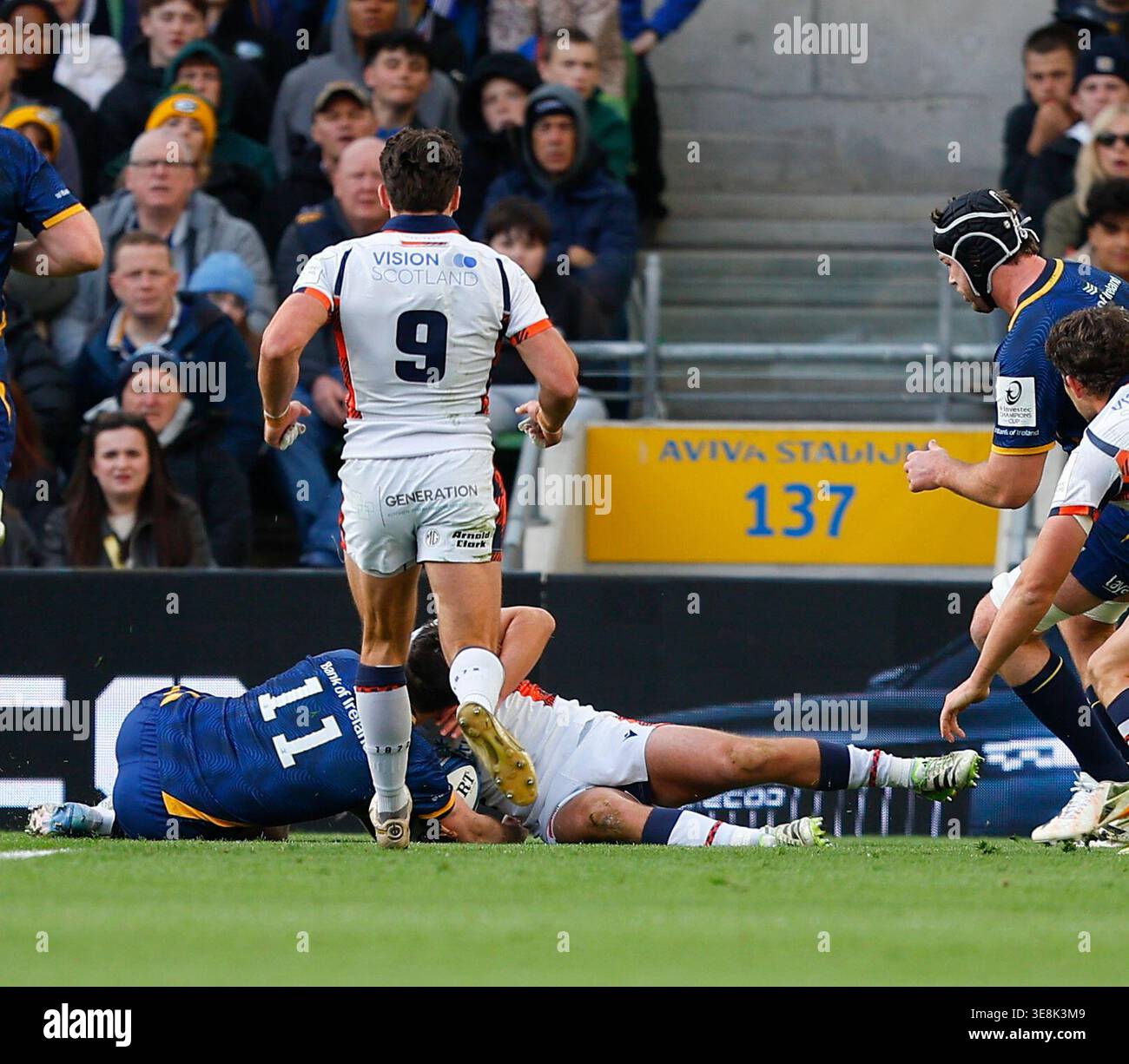 Ross Thompson Rugby 5th April 2026; Aviva Stadium, Dublin, Ireland; Champions Cup Rugby ...