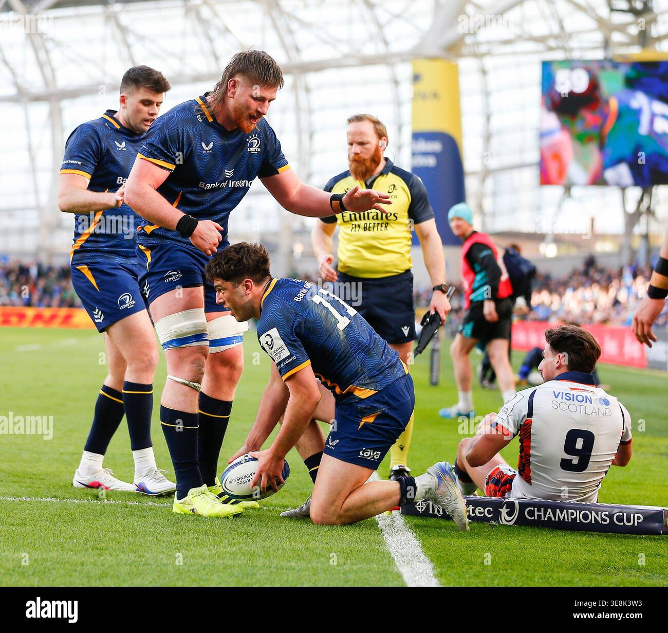 Ross Thompson Rugby 5th April 2026; Aviva Stadium, Dublin, Ireland; Champions Cup Rugby ...
