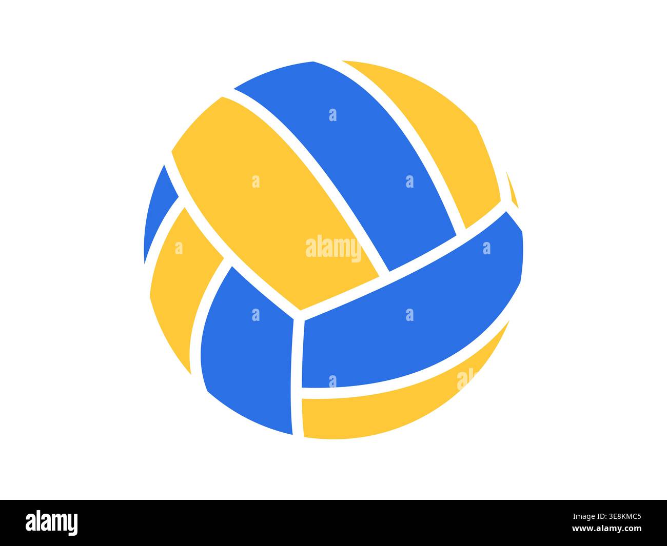 Volleyball Ball. Glyph icon. Stock Vector
