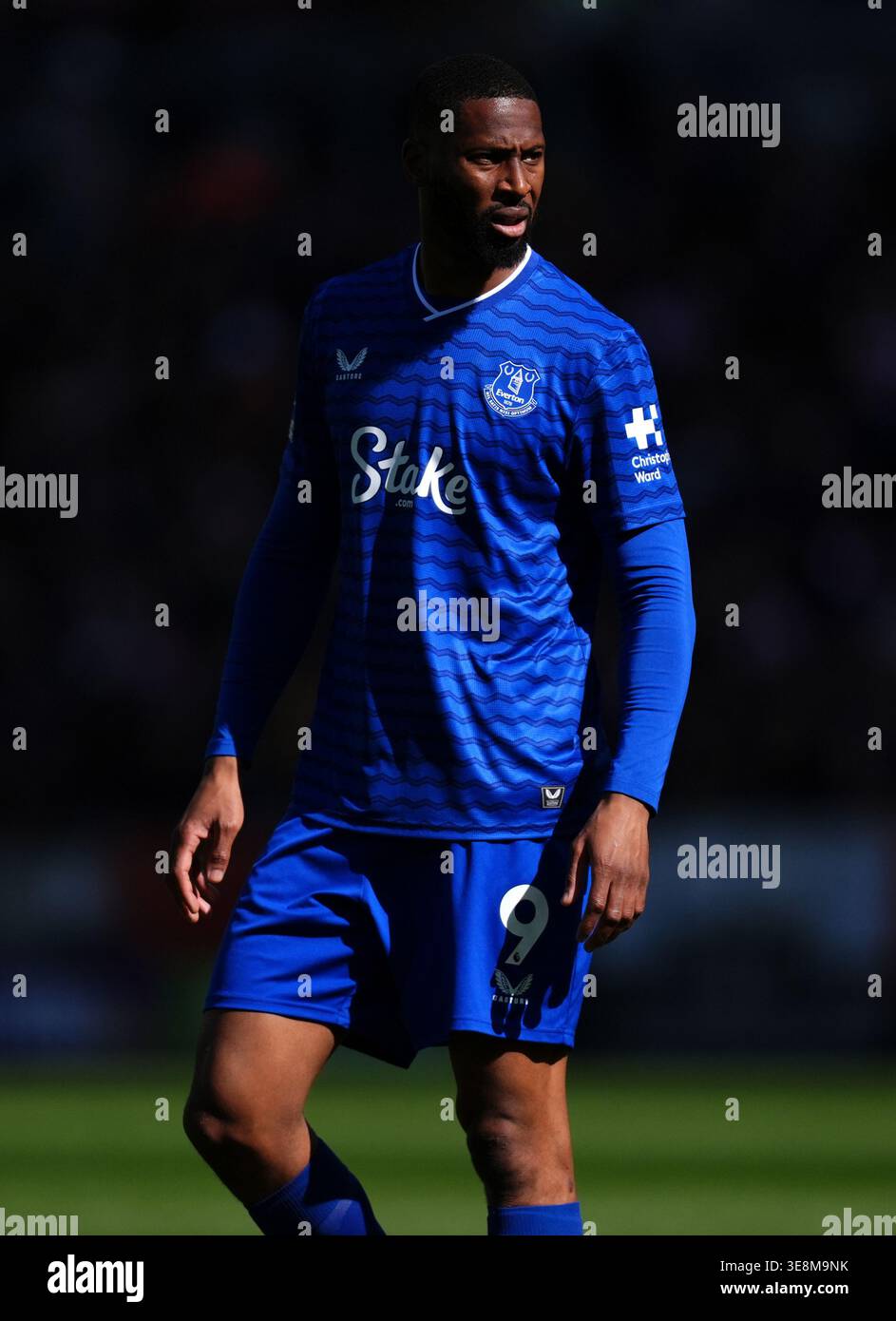 Everton's Beto during the Premier League match at Gtech Community ...