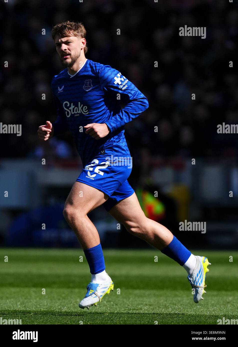 Everton’s Kiernan Dewsbury-Hall during the Premier League match at ...