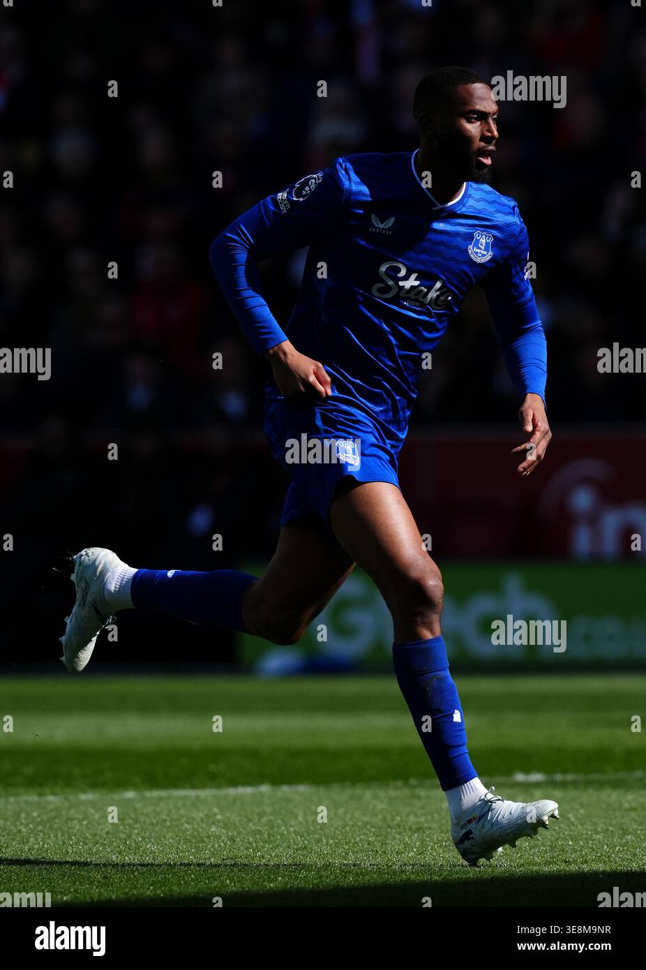Everton's Beto during the Premier League match at Gtech Community ...