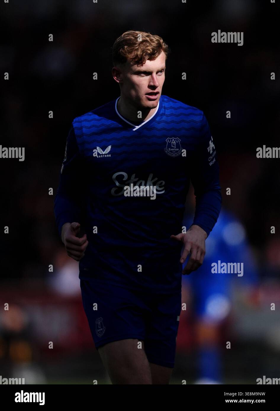 Everton’s Jarrad Branthwaite during the Premier League match at Gtech ...