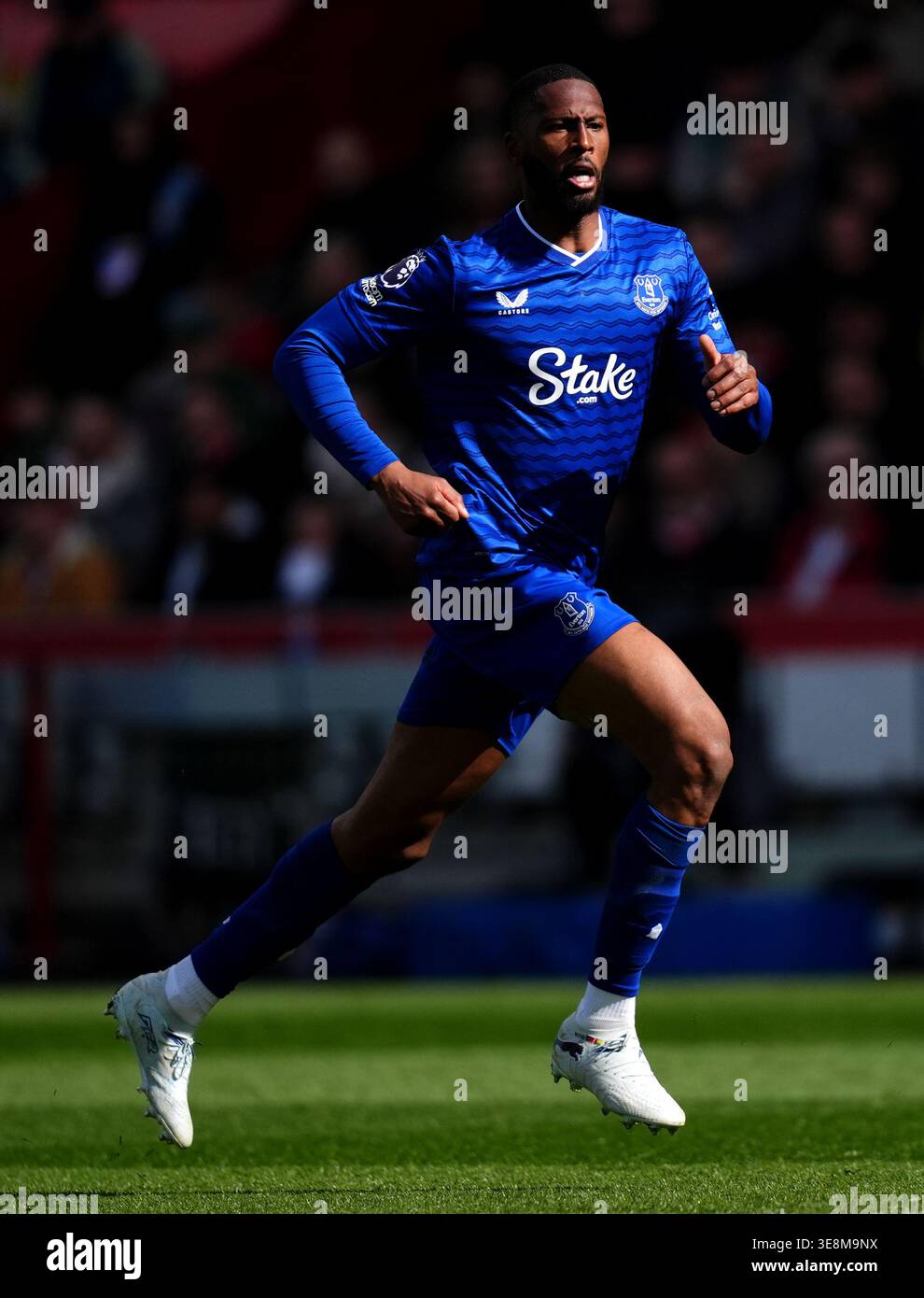Everton's Beto during the Premier League match at Gtech Community ...
