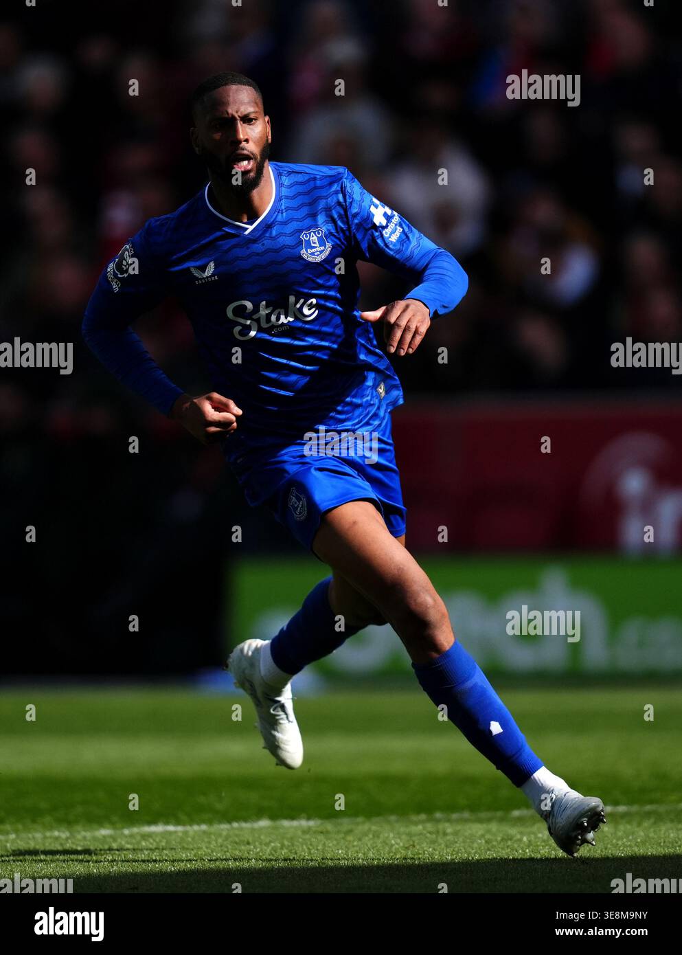 Everton's Beto during the Premier League match at Gtech Community ...